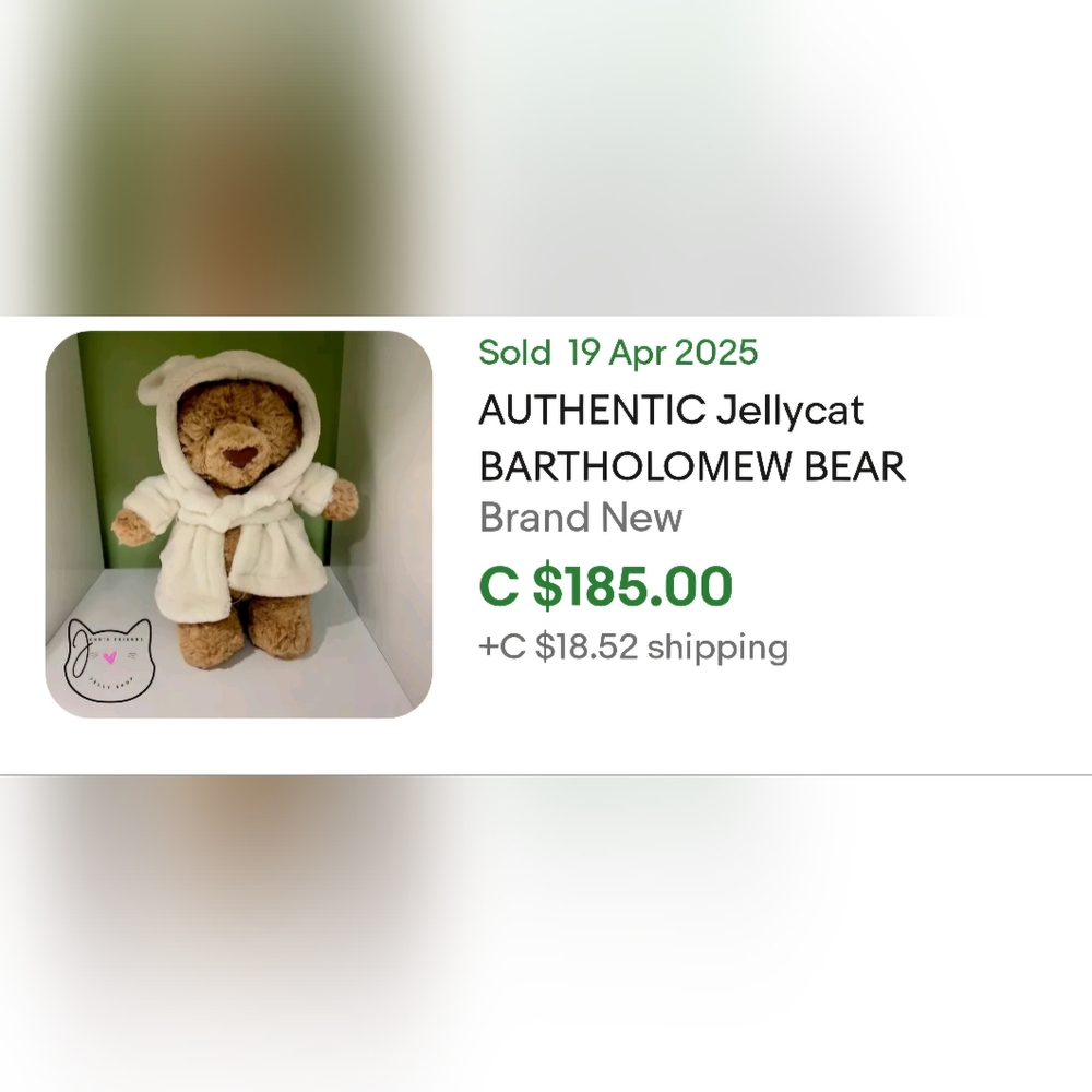 ✨️Bartholomew Bear In Robe✨️ - Picture 7 of 7